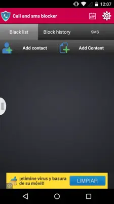 Call and SMS Blocker android App screenshot 4